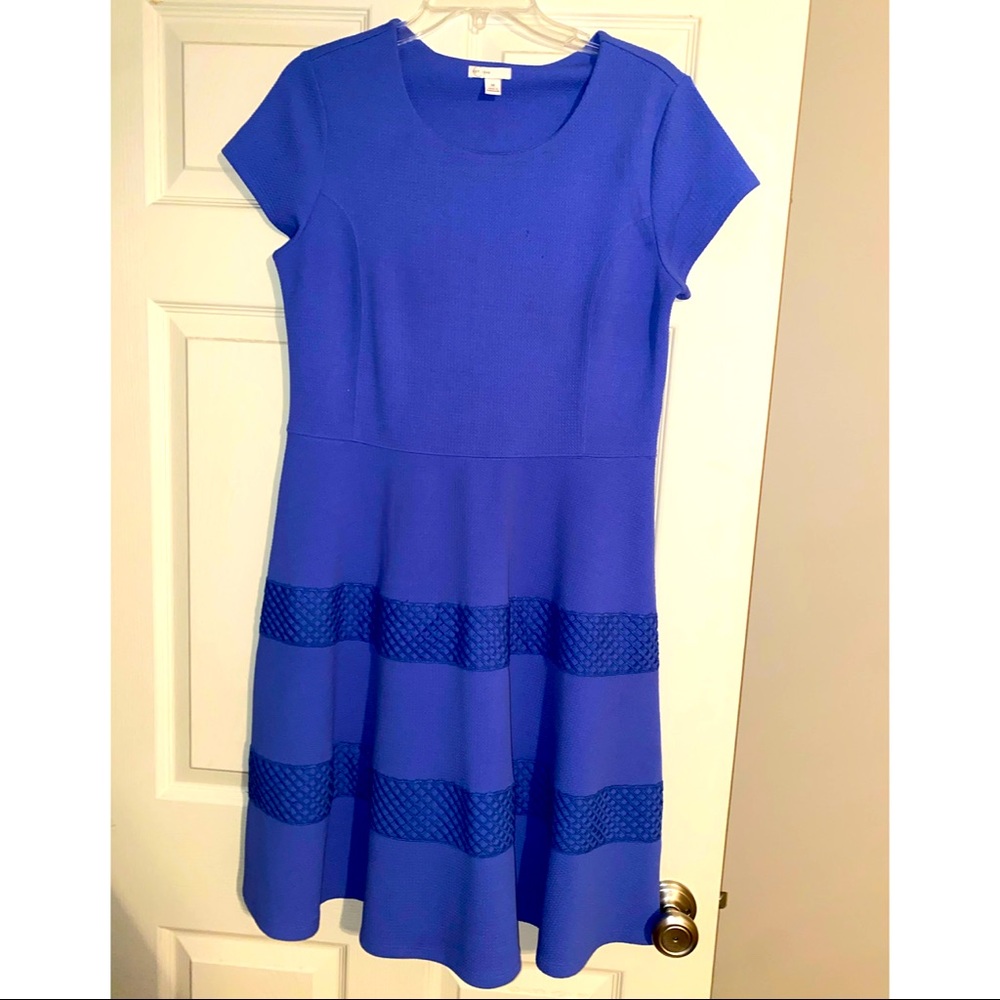 Blue Peplum Dress